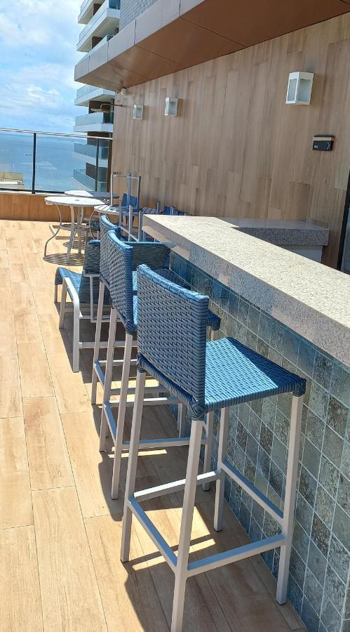 Loft Smart Farol Da Barra, Piscina Rooftop, Beira Mar No Farol Da Barra 살바도르 외부 사진